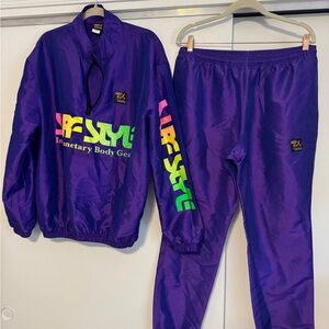 Surf Style Purple Track Suit new!